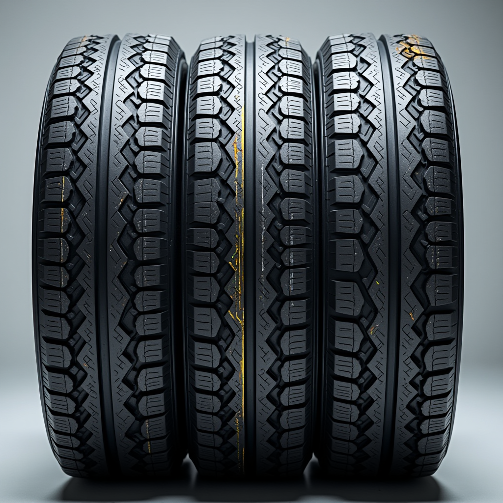 Детальний огляд різних патернів зносу шин на автомобілі: центральний знос, крайовий знос, нерівномірний знос протектора, візуалізація проблем з розвал-сходженням та підвіскою