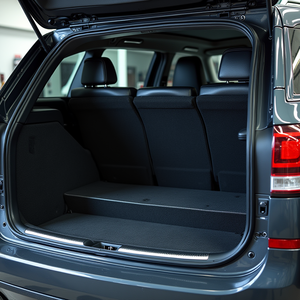 Детальна інспекція прихованих зон: дверні прорізи, внутрішня частина багажника, моторний відсік, що показує сліди розпилення фарби та докази ремонту